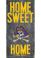 East Carolina Pirates Home Sweet Home Sign - Purple