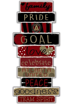 Atlanta United FC Celebrations Stack 24 Inch Sign - Red