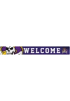 East Carolina Pirates Welcome Strip Sign - Purple