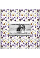 East Carolina Pirates Floral Pattern Picture Frame - Purple