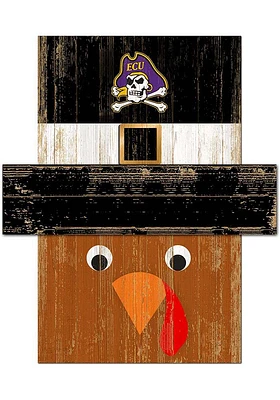 East Carolina Pirates Turkey Head Sign - Purple