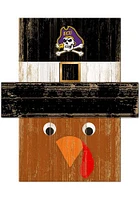 East Carolina Pirates Turkey Head Sign - Purple