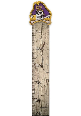 East Carolina Pirates Growth Chart Sign - Purple