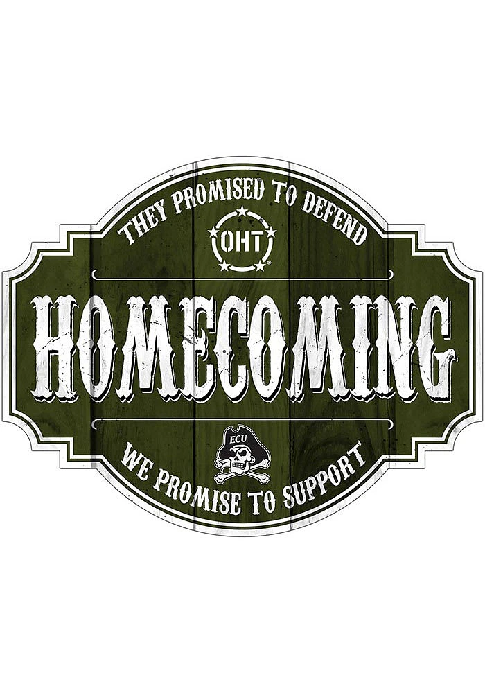 East Carolina Pirates OHT 24in Homecoming Tavern Sign - Purple