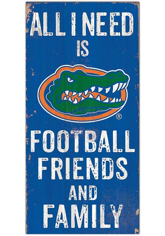 Florida Gators Football Friends and Family Sign - Orange