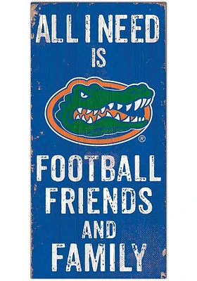 Florida Gators Football Friends and Family Sign - Orange
