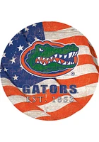 Florida Gators 24in Flag Circle Sign - Orange