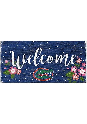 Florida Gators Welcome Floral Sign - Orange