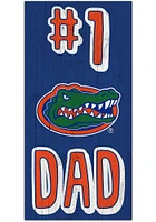 Florida Gators Number One Dad Sign - Orange