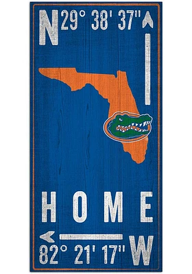 Florida Gators Coordinate Sign - Orange