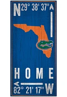 Florida Gators Coordinate Sign - Orange