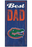 Florida Gators Best Dad Sign - Orange