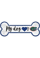 Florida Gators Dog Bone 6x12 Sign - Orange