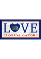 Florida Gators Love 6x12 Sign - Orange