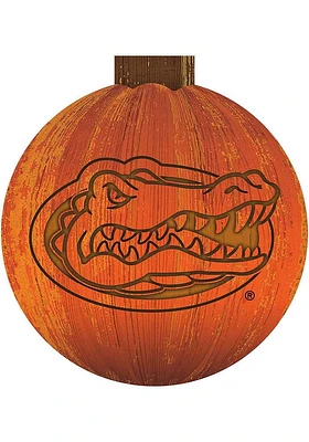 Florida Gators Halloween Pumpkin Sign - Orange