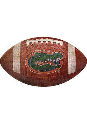 Florida Gators Baseball Shaped Sign - Orange
