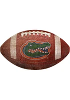 Florida Gators Baseball Shaped Sign - Orange