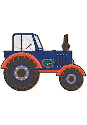Florida Gators Tractor Cutout Sign - Orange