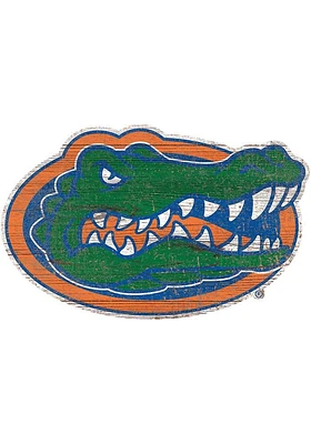 Florida Gators Team Logo 8 Inch Cutout Sign - Orange