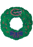 Florida Gators Team Wreath 16 Inch Sign - Orange