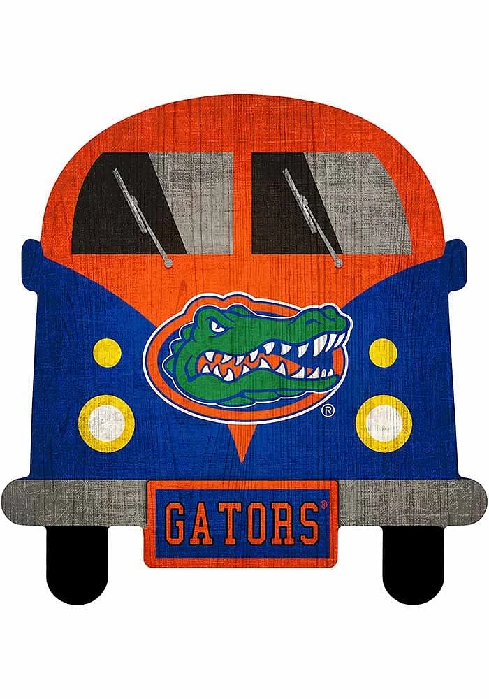 Florida Gators Team Bus Sign - Orange
