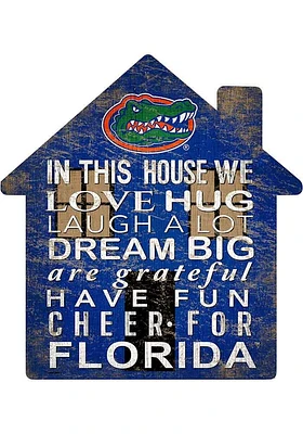 Florida Gators 12 inch House Sign - Orange