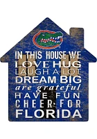 Florida Gators 12 inch House Sign - Orange