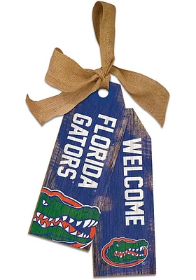 Florida Gators Team Tags Sign - Orange