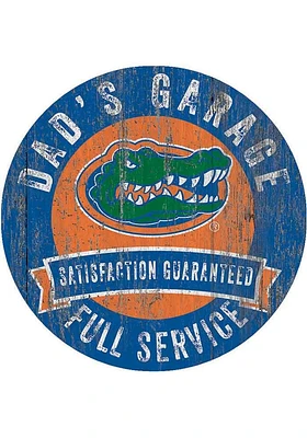 Florida Gators Dads Garage Sign - Orange