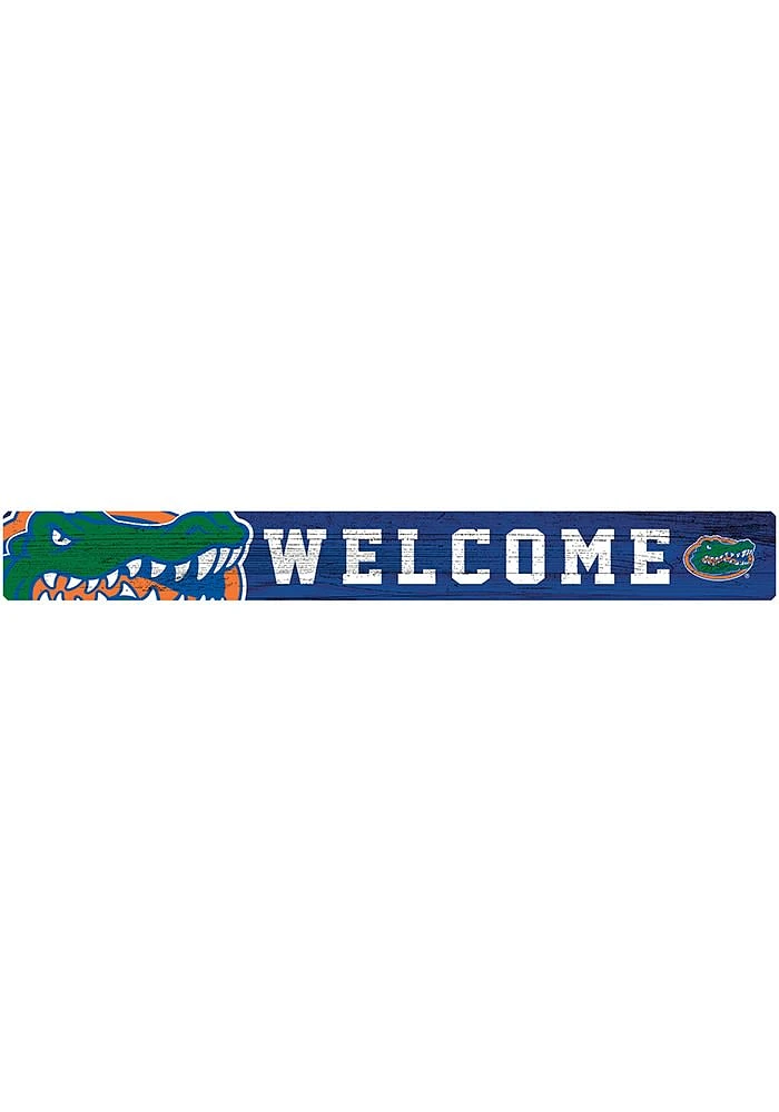 Florida Gators Welcome Strip Sign - Orange