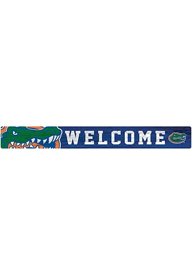 Florida Gators Welcome Strip Sign - Orange