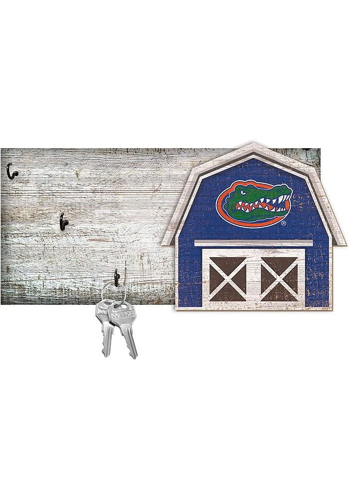 Florida Gators Team Barn Key Holder Sign - Orange