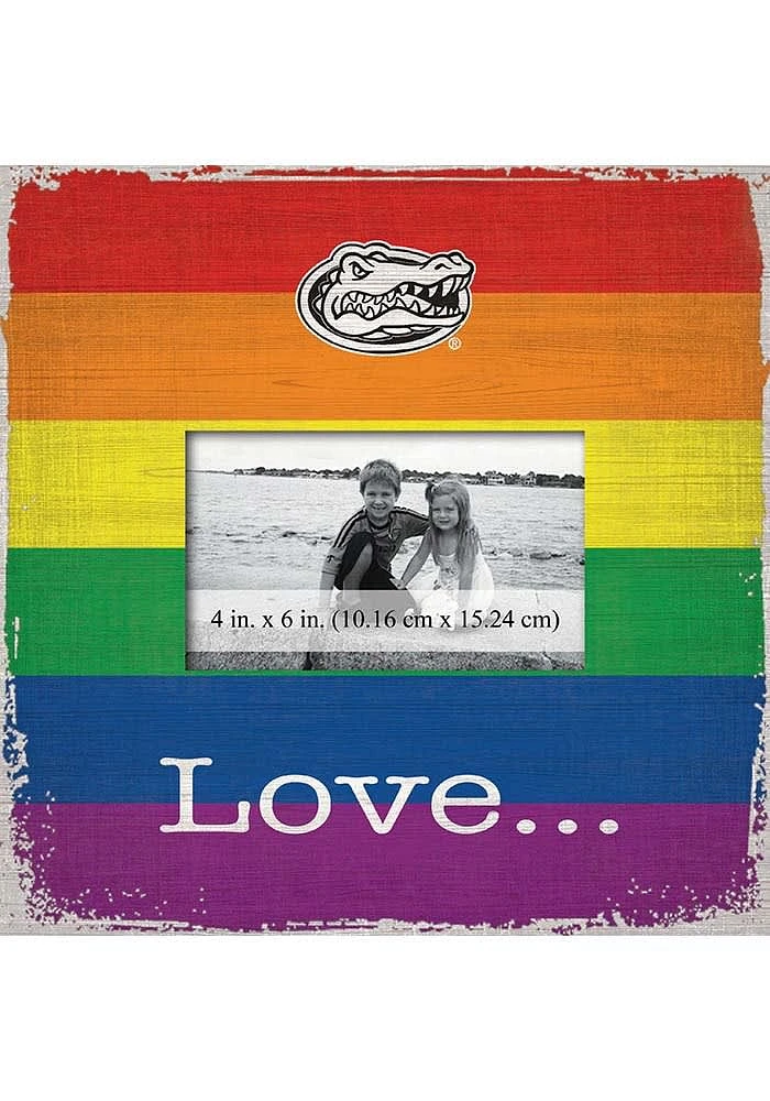 Florida Gators Love Pride Picture Frame - Orange
