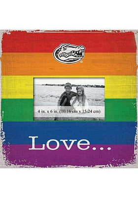 Florida Gators Love Pride Picture Frame - Orange