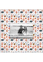 Florida Gators Floral Pattern Picture Frame - Orange
