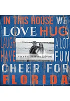 Florida Gators In This House 10x10 Picture Frame - Orange