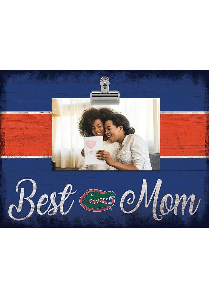 Florida Gators Best Mom Clip Picture Frame - Orange