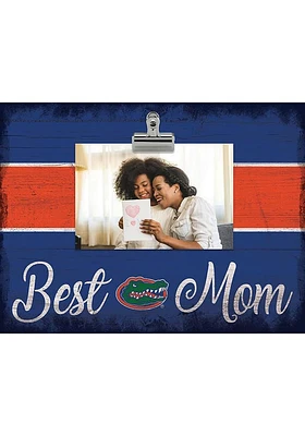 Florida Gators Best Mom Clip Picture Frame - Orange
