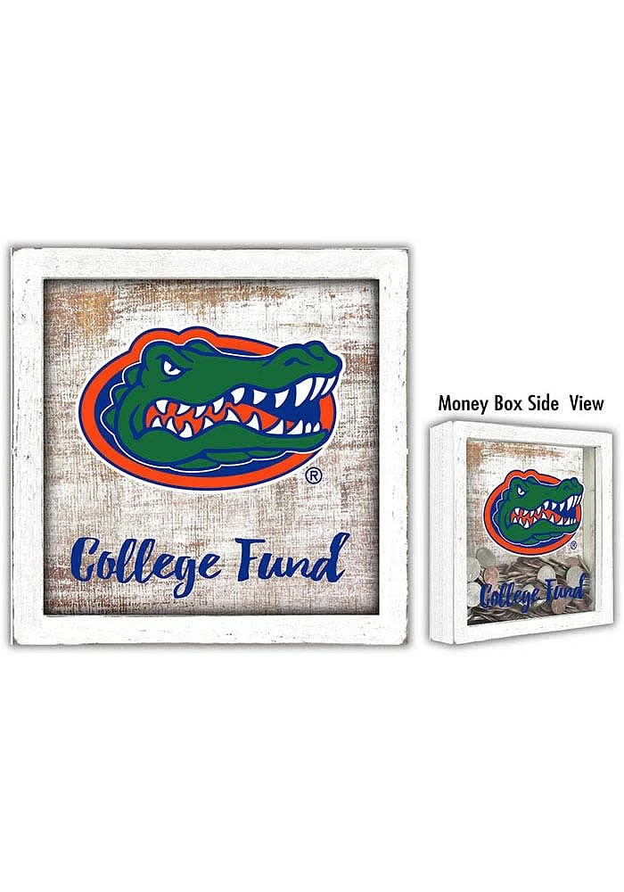 Florida Gators College Fund Box Sign - Orange