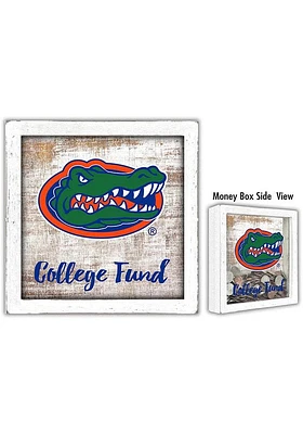 Florida Gators College Fund Box Sign - Orange