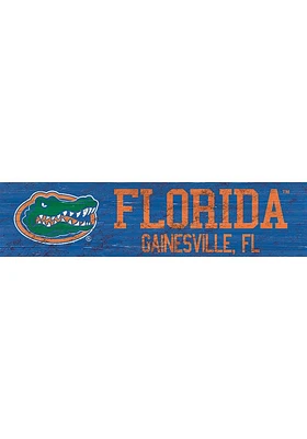 Florida Gators 6x24 Sign - Orange