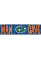 Florida Gators Man Cave 6x24 Sign - Orange