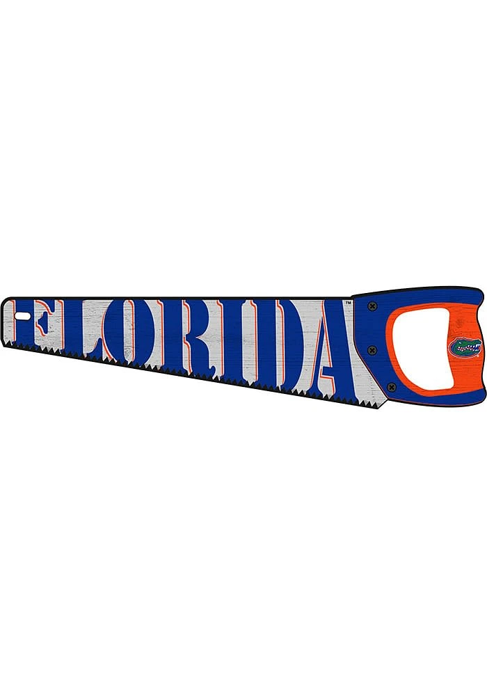 Florida Gators Wood Handsaw Sign - Orange