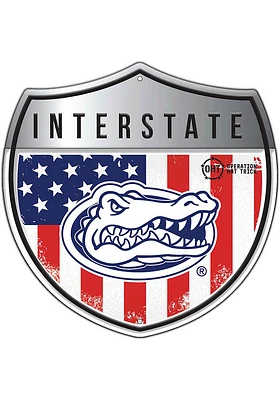 Florida Gators 24in Americana Interstate Sign - Orange