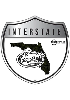 Florida Gators 24in OHT Camo Interstate Sign - Orange