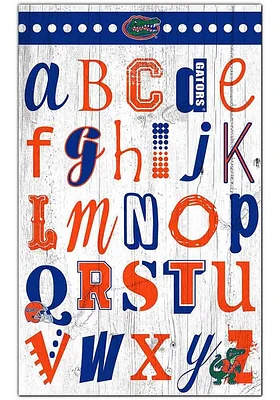 Florida Gators Alphabet Sign - Orange