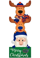 Florida Gators 31 Inch Santa Stack Leaner Sign - Orange
