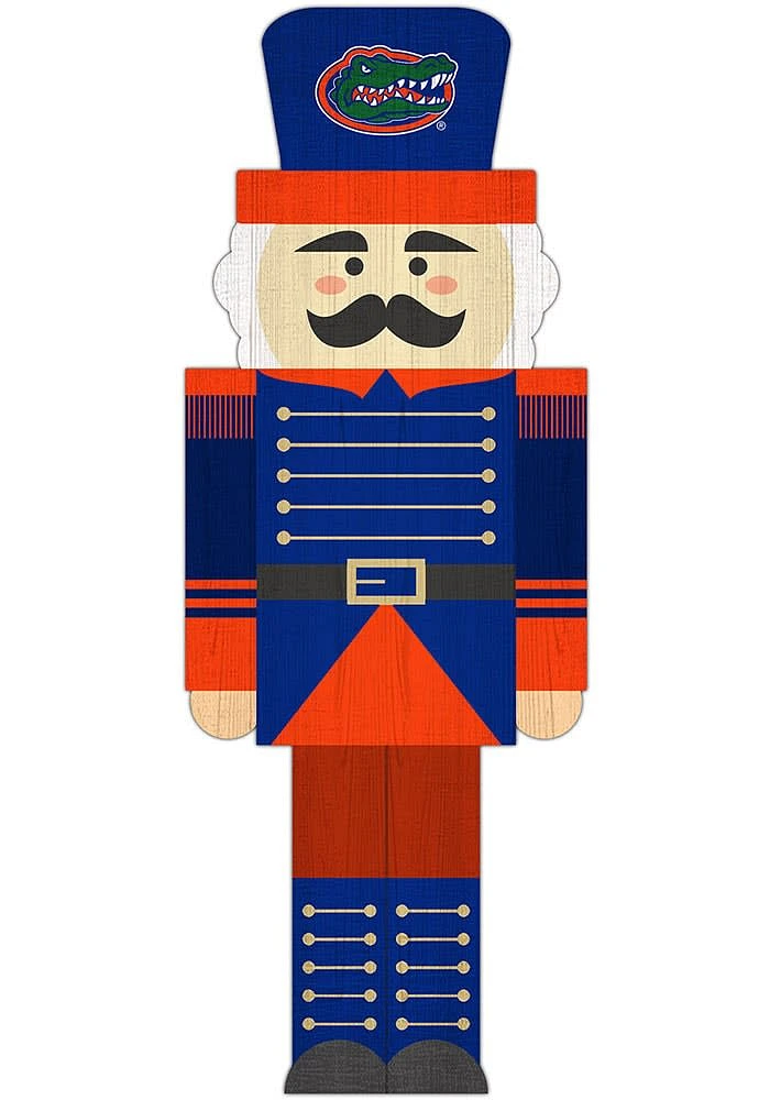 Florida Gators 31 Inch Nutcracker Leaner Sign - Orange