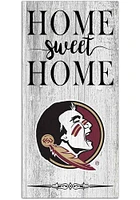 Florida State Seminoles Home Sweet Home Whitewashed Sign - Maroon