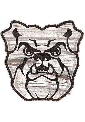 Butler Bulldogs Distressed Logo Cutout Sign - Blue